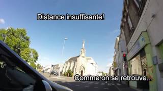 Bonne résolution  comment dépasser un cycliste [upl. by Ticon]