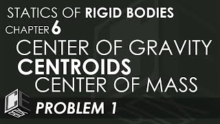 Statics of Rigid Bodies Chapter 6 Centroids amp Center of Gravity Problem 1 Derivation PH [upl. by Fradin]