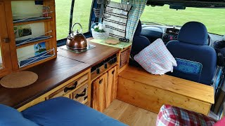 Beautiful 2002 Fiat Doblo Micro camper van natural wood conversion [upl. by Philly]