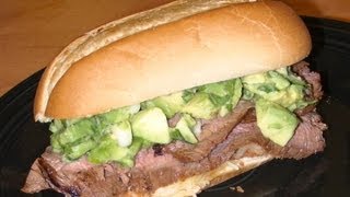 Steak Sandwich  Recipe with Michaels Home Cooking [upl. by Eirrej]