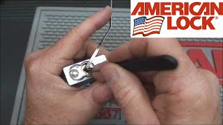 45 American Series 5200 Padlock Picked Open and Gutted [upl. by Alocin]