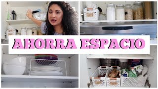 COMO ORGANIZO MI COCINA PEQUEÑA AHORRA ESPACIO A LO MAXIMO EN TU COCINA ZulmaDIY [upl. by Faythe]