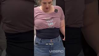 Getting rid of waist gap 👖 Perfect fit jeans  Easy alteration DIY [upl. by Ingamar477]