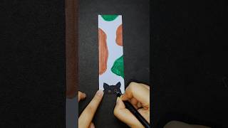 Easy Bookmark Ideas 🌸 shorts bookmark painting [upl. by Jermaine]