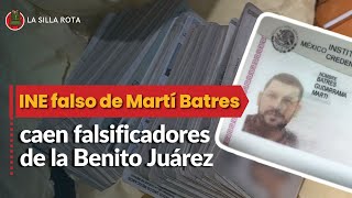 INE falso de Martí Batres caen falsificadores de la Benito Juárez [upl. by Merrielle]