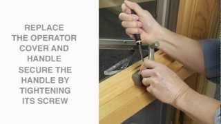 Replace a Split Arm Casement Operator  Andersen Windows [upl. by Skelton]