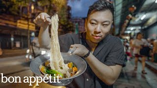 We Tried Bangkoks Legendary Crab Glass Noodles  Street Eats  Bon Appétit [upl. by Utter]