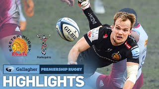 Exeter v Harlequins  HIGHLIGHTS  Last Gasp Win at Sandy Park  Gallagher Premiership 202021 [upl. by Piegari]