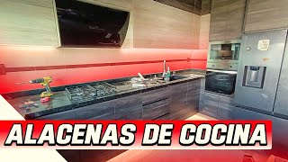 COMO HACER GABINETES  COCINAS MODERNAS elmueblemoderno [upl. by Kelbee]