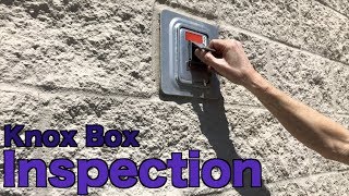 Knox Box Key Inspection with the FD [upl. by Bortz]