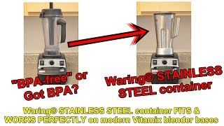 Vitamix  Stainless Steel Container truly BPAfree fits Vitamix  Affiliate link bellow [upl. by Hera885]