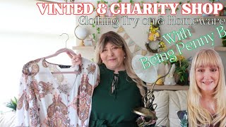 🌼👗CHARITY SHOP AND VINTED HAUL amp TRY ON with BEING PENNY B [upl. by Mccallum]