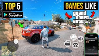 Top 5 Games Like GTA V For Android🤯  Games Like GTA V  TechnoGamerzOfficial [upl. by Lessard]