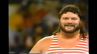 Tugboat Vs Paul diamond WWF Superstars of Wrestling Match 1990 Fred Ottman [upl. by Ssidnac]