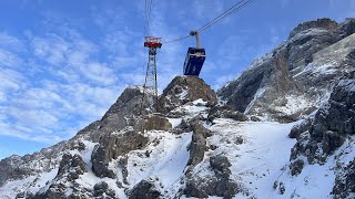 Bergfahrt mit der Tiroler Zugspitzbahn Ende Dezember 2022￼￼ [upl. by Arnoldo]