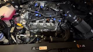 removing 2022 elantra n intake manifold to replace injectors [upl. by Ilujna]