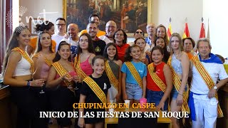 CHUPINAZO en CASPE  Fiestas 2023 [upl. by Eitsud]