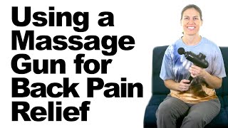 How to Use a Percussion Massage Gun for Back Pain Relief [upl. by Thanasi]