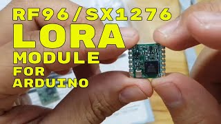 UNBOXING OF LORAWAN MODULE RF96 OR SX1276 868MHZ END NODE [upl. by Nicki]