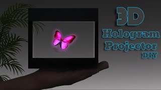 3D Hologram Projector DIY 🎞️ hologramvideo hologrambox scienceproject hologramdisplay HKArtland [upl. by Thornie]