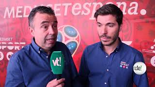 El Mundial de Rusia 2018 en Mediaset Entrevistamos a José Antonio Luque y Pablo Pinto [upl. by Evangelia]