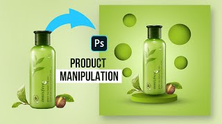 product manipulation photoshop tutorial  photoshop for beginners [upl. by Eirallam808]