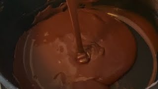 Cocoa  Chocolate Ganache with Cornstarch Recipeshort [upl. by Fabian949]