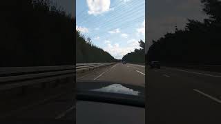 A45 bei Karlstein Fahrtrichtung Süd zur A3 verkehr audi autobahn [upl. by Emilio]