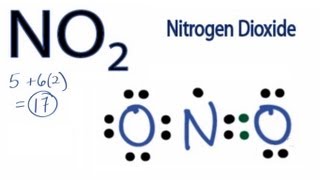 NO2 Lewis Structure How to Draw the Lewis Structure for NO2 [upl. by Ahsineb]