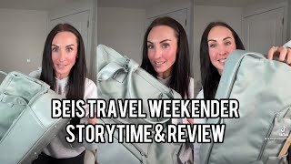 Beis Travel Weekender Bag Story amp Review 😳 [upl. by Jermaine]