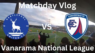 SCENES AS CHESTERFIELD PICK UP MASSIVE 3 POINTS VS HARTLEPOOL Matchday Vlog [upl. by Treve]