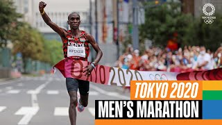 Kipchoge 🇰🇪 wins marathon gold again 🥇  Tokyo Replays [upl. by Nela]