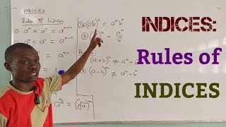 Indices How to Solve Indices ProblemsRules of Indices [upl. by Ribak516]