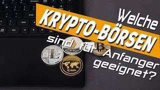 Welche KryptoBörsen sind für Anfänger geeignet Euro  Bitcoin [upl. by Annoirb]