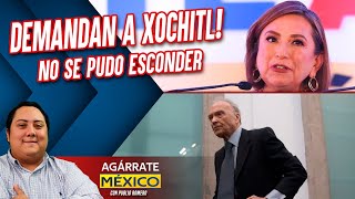 LA PUSIERON A TEMBLAR A MEDIA FIESTA NOTIFICAN A XÓCHITL DE DEMANDA NO SE PUDO ESCONDER [upl. by Lydell]