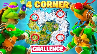 The NINJA TURTLES 4 CORNER Challenge [upl. by Aztinaj219]