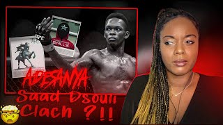 Saad Dsouli  Adesanya Official Lyric Clip Reaction 🇲🇦🇬🇧🔥 [upl. by Tonl890]