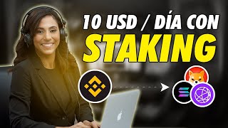 INGRESOS PASIVOS Cómo Hacer Staking Con Criptomonedas 🤑 [upl. by Anahsirk]