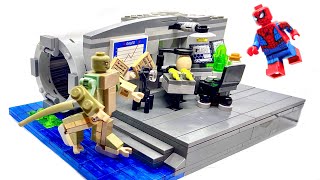 LEGO Spiderman Lizards lair MOC [upl. by Sauers772]