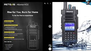 NEW  AILUNCE HD2  DMR UHF VHF Ham Radio [upl. by Tamera]