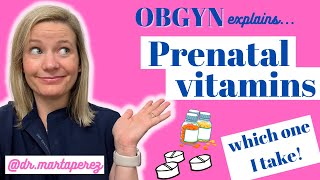 OBGYN Explains Prenatal Vitamins Is there a best prenatal vitamin Important ingredients amp more [upl. by Xila386]