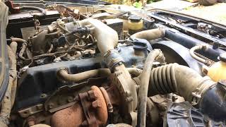 Toyota Hilux  Vigo  Revo 25 D4D 2KDFTV turbo diesel engine start up  rev sound [upl. by Nauqet]