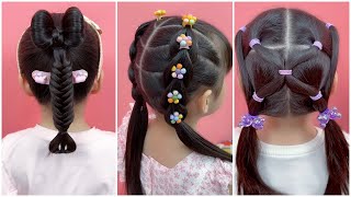 Cute and Trendy Hairstyles for School Girls  Easy and Adorable Hairstyles for Little Girls [upl. by Auerbach]