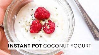 Keto Instant Pot Coconut Yogurt [upl. by Aztiraj]