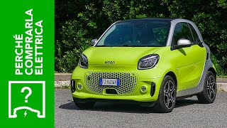 smart EQ Fortwo 2020  Perché comprarla elettrica e perché no [upl. by Calisa304]