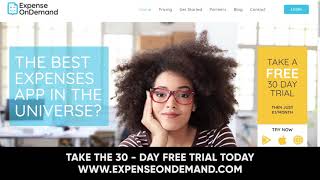 Best Expense Report Software In The Universe  ExpenseOnDemand [upl. by Eillen]