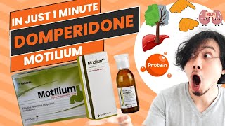 Domperidone  Motilium  All you need to know in 1 Minute [upl. by Belding]