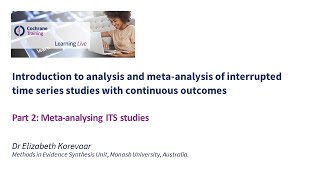 Part 2 Metaanalysing ITS studies [upl. by Woehick365]