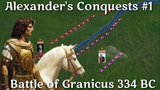 Battle of Granicus 334 BC  Alexander the Great Conquests DOCUMENTARY [upl. by Eniahs988]