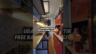 KITCHEN SET PAK HAMBALI 😎 kitchenset kitchensetaluminium beforeandafter jasainterior jj [upl. by Hteb]